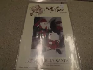 Jingle Belly Jollies Christmas Doll Mr. Mrs. Santa Pattern Twice as Nice Designs - Picture 1 of 2