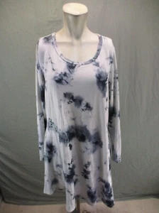 NWT MIROL Size l Womens Multicolor Round Neck Long Sleeve Stretch Midi Dress 530 - Picture 1 of 12