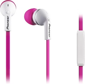 Pioneer SE-CL712T-P Deep Bass Earphones, Pink - Picture 1 of 4