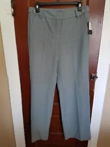 NUEVO CON ETIQUETAS LIZ CLAIBORNE Mujer 6 Azul Poliéster Viscosa Elastano Vestido Pantalones Sloane - Imagen 1 de 7