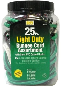 50 pc SMV Industries Bungee Cord Steel PVC Coated Hooks 40" 32" 24" 18" 16" Mini - Picture 1 of 1