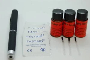 36g Colle Résine Clair de Montage de Mouches, 1MW Stylo Laser UV, Lingettes - Foto 1 di 2