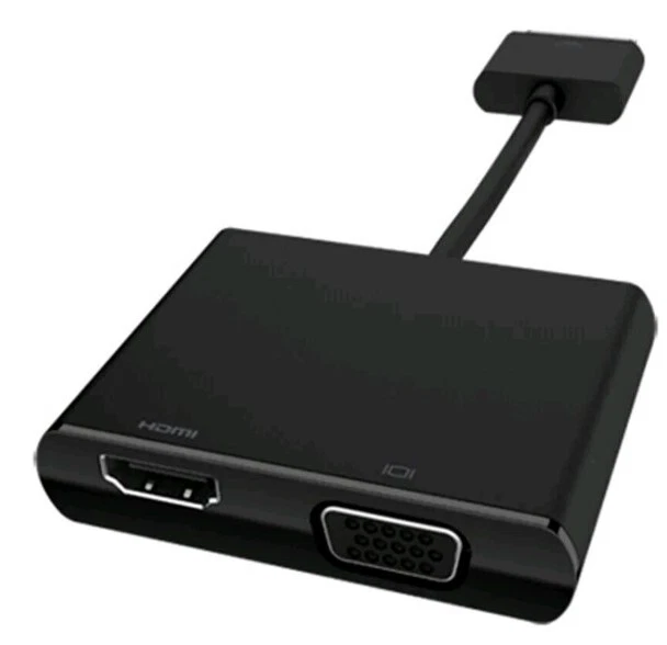 NEW HP ElitePad 900 1000 1011 G2 H3N45AA 695061-001 695551-001 HDMI VGA Adapter - Image 1 of 1
