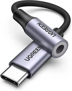 UGREEN USB C to 3.5mm Audio Adapter Type C Headphone Aux Jack Dongle Grey - Picture 1 of 8