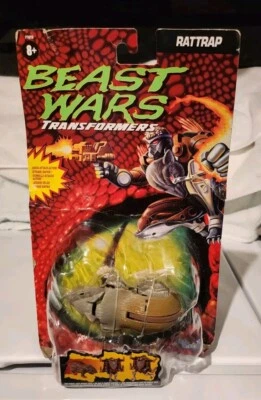 TRANSFORMERS- BEAST WARS RATTRAP WALMART EXCLUSIVE RE-RELEASE NIB - Image 1 of 4