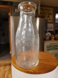 TREP International Milk Co Inc Irvington NJ New Jersey Dairy Farm Pint Flasche - Bild 1 von 12