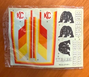 Marui Big Bear Datsun Monster Truck Body Decal Sticker set Original Vintage NOS - Picture 1 of 4