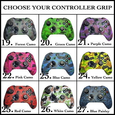 Conjunto de capa de borracha silicone capa pata alças analógicas para controle Xbox One - Imagem 1 de 4