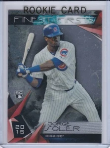 JORGE SOLER ROOKIE CARD 2015 Topps Finest FIRSTS #FF-7 Baseball RC Cubs BRAVES! - Picture 1 of 2