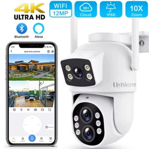 Telecamera di sicurezza 12 MP WIFI wireless esterno CCTV HD PTZ Smart Home IR telecamere IP - Foto 1 di 21