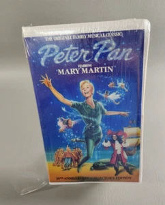 Peter Pan - 30. Sammleraufl. Clamshell (VHS, 1989) Mary Martin - NEU versiegelt - Bild 1 von 5