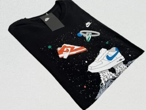 Nike Men's T-Shirt Sz M -L -XL - 2XL Black Anti Gravity Short Sleeves Tee New - Picture 1 of 6