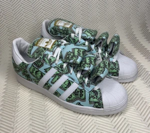 NEW! Adidas Jeremy Scott Money Superstar Shoes men size 12 US HP 6596 - Picture 1 of 12