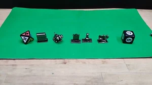 Harry Potter Scene It? 2nd Edition 4 Metal Pieces Tokens & 2 Die Dice VGC - Picture 1 of 5