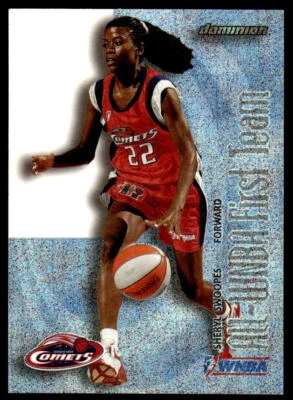 2000 SkyBox Dominion WNBA #1 AW Sheryl Swoopes BASKETBALL Houston Comets - Image 1 of 2