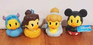 DISNEY JEEP PATOS DE GOMA Juego de cuatro (4) patos de crucero nuevos con etiquetas - Imagen 1 de 9