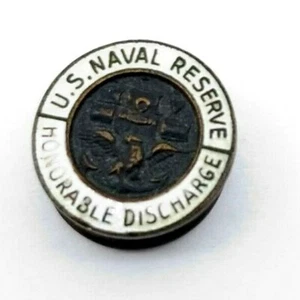Antique Vintage US Naval Reserve Honorable Discharge Lapel Button #KKE - Picture 1 of 3