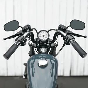 Empuñaduras de manillar de motocicleta de 1" para Harley Sportster Touring Dyna Softail 883 - Imagen 1 de 7