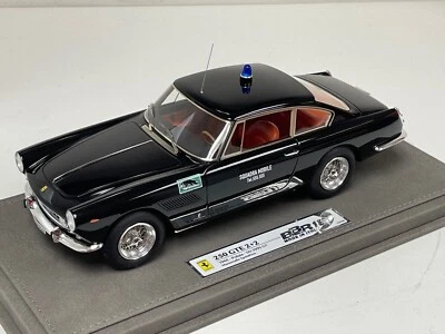 1/18 BBR Ferrari 250 GTE 2+2 Police Car S/N 3999GT Leather Base lmtd 250 pieces - Image 1 of 4