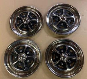 TRIUMPH 576060 2,5 PI MK II (BIS 74) SCHWARZE RADVERKLEIDUNGEN (4ER SET, LADEN VERSCHMUTZT) - Bild 1 von 6