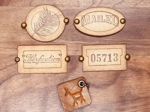 River bookplates + number metal cutting dies (set of 13) - Picture 1 of 12
