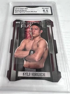 KYOJI HORIGUCHI 2015 TOPPS UFC COMBAT FUTURE DIE-CUT # KH GRADED 6,5 L@@K - Foto 1 di 2