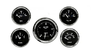 AC DC Marine Gauges Set of 5 Premier Series - Bild 1 von 2