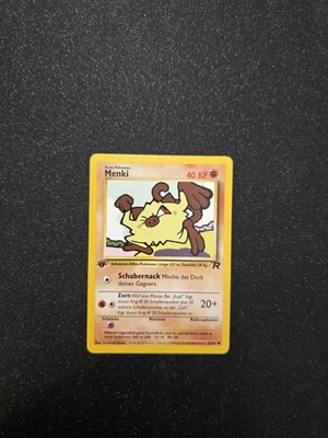 Pokemon Karte Menki 61/82 Team Rocket 1. Edition - Bild 1 von 3