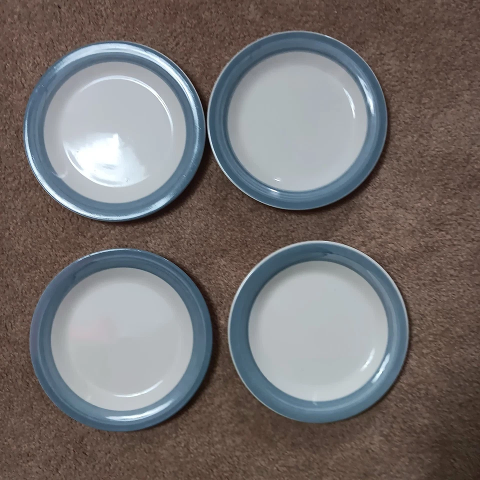 лот из 4 фарфоровых тарелок gibson 7 дюймов для посудомоечной машины микроволновой печи безопасный  - Изображение 1 из 4