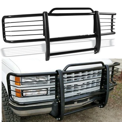 Black Grill Grille Brush Guards Fit For 1988-1998 Chevrolet GMC Silverado Series Foto 1 de 4