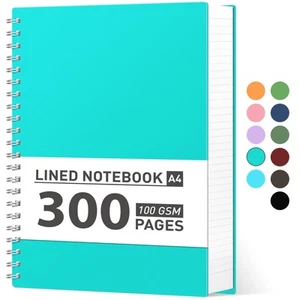 AHGXG Spiral Notebook College Ruled Large Spiral Journal A4 Notebook 8.5 x 11, 3 - Picture 1 of 8