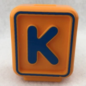Vtech Sit-to-Stand Alphabet Train Replacement Alphabet Block - Orange Letter K - Picture 1 of 3