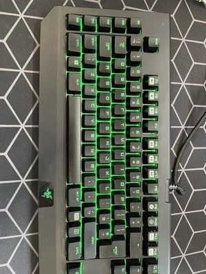 Razor Blackwidow Chroma RGB Gaming Keyboard With USB And AUX ports - Image 1 of 4