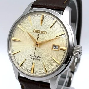Seiko Presage SARY109 Auto Mechanical Day Date Watch Stainless Steel Case - Picture 1 of 12