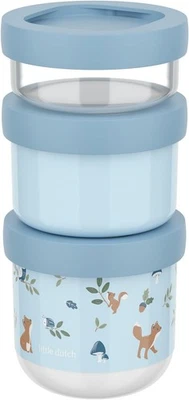 Mepal - Snackbox stapelbar 3-teilig Mio Little Dutch - Stapeln nach Bedarf - Bild 1 von 4