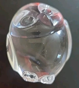 Vintage Steuben Kristall Kunst Glas Eule Figur Briefbeschwerer Handkühler signiert - Bild 1 von 5
