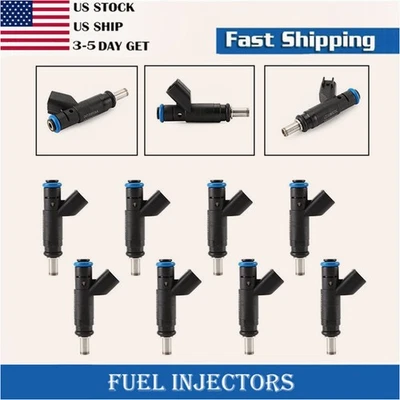 8x Fuel Injectors Fits For 2005-2009 Chrysler 300 Hemi 5.7L V8 04591851AA New Foto 1 de 4
