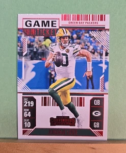 Boleto de juego Contenders Jordan Love Red 2024 Green Bay Packers - Imagen 1 de 2