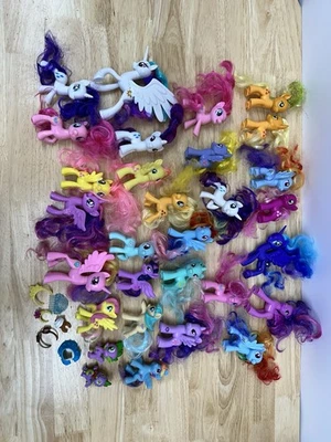 Lot of 30 (G4) My Little Pony Figurines Ponies 3"-4” Tall, Brushable Gen 4 Spike - Image 1 of 4