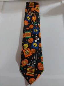 Halloween Looney Tunes 100% Polyester Krawatte - Bild 1 von 4