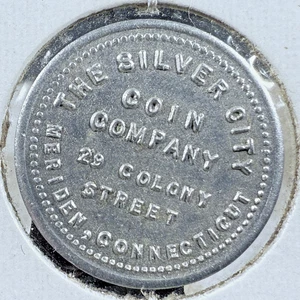 Meriden, Connecticut "The Silver City Coin Company" G/F 5¢ 22mm Token SP6459 - Picture 1 of 2