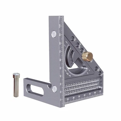 Metal Multi Angle Set Square with Scribing Holes for Accurate Measurements - Image 1 of 4