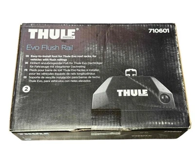 NEW Thule Evo Flush Rail 710601 4 Feet Included Foto 1 de 3