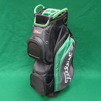 Carro de golf Titleist 15 negro/grafito/verde bolsa de 15 vías (sin cubierta para lluvia) Foto 1 de 4