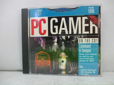 PC Gamer Magazine CD - Command & Conquer - IndyCar Racing II - Disc 2.1 Feb 1996 - Image 1 of 3