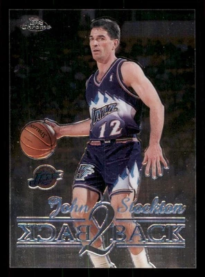 1998-99 Topps Chrome Back 2 Back #B5 John Stockton - Image 1 of 2