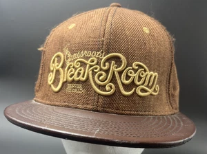 GrassRoots Breakroom Hat Fitted 7-1/8 Brown Cap Flannel Lined - Picture 1 of 14