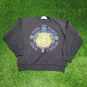 Sudadera cristiana vintage 1992 King-of-Kings para mujer XL 22x25 - Imagen 1 de 14
