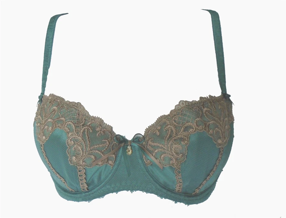 Sujetador topacio 32B acolchado media copa con aros Fauve Veronique FV0241 para dama Foto 1 de 1