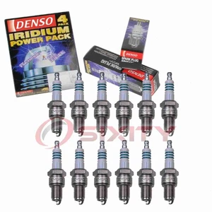 12 pc Denso Iridium Power Spark Plugs for 1975 Ferrari 365 GT4 4.4L H12 zf - Picture 1 of 5